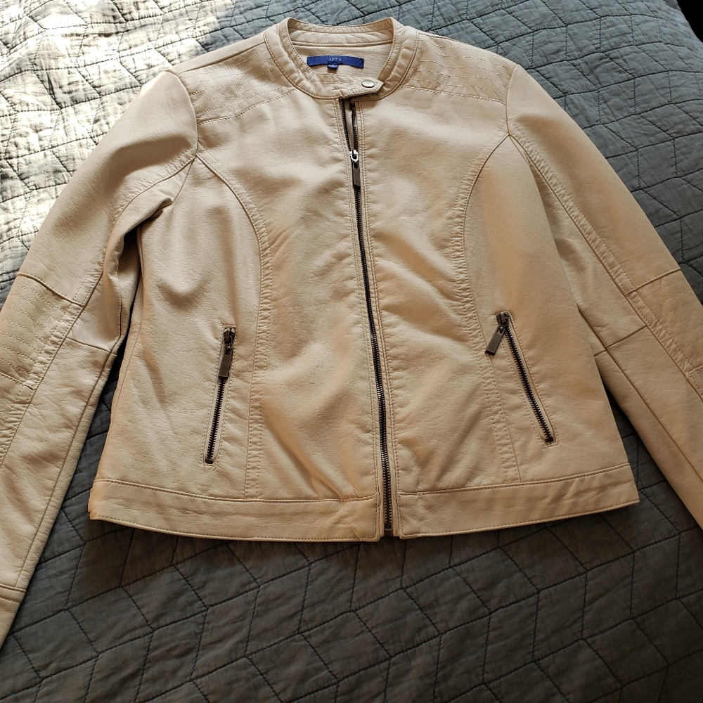 Off-White Leather Jacket